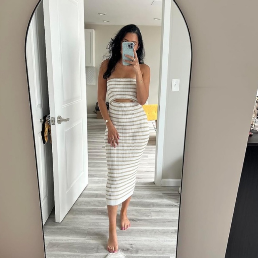 New with Tags Viral Strapless Knit Dress Medium